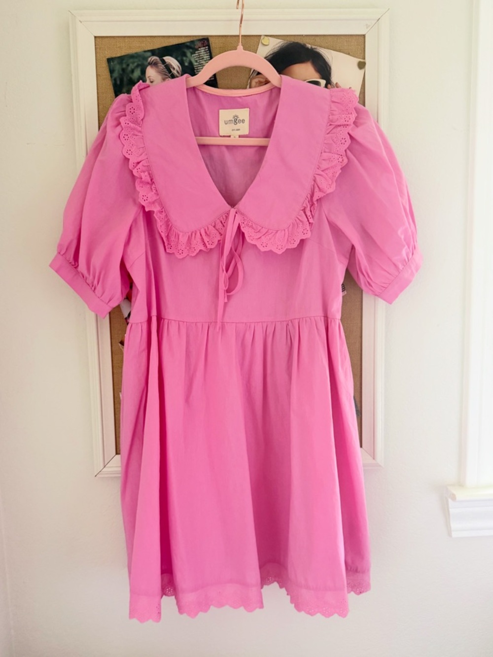 Cute Peter Pan Collar Babydoll Dress